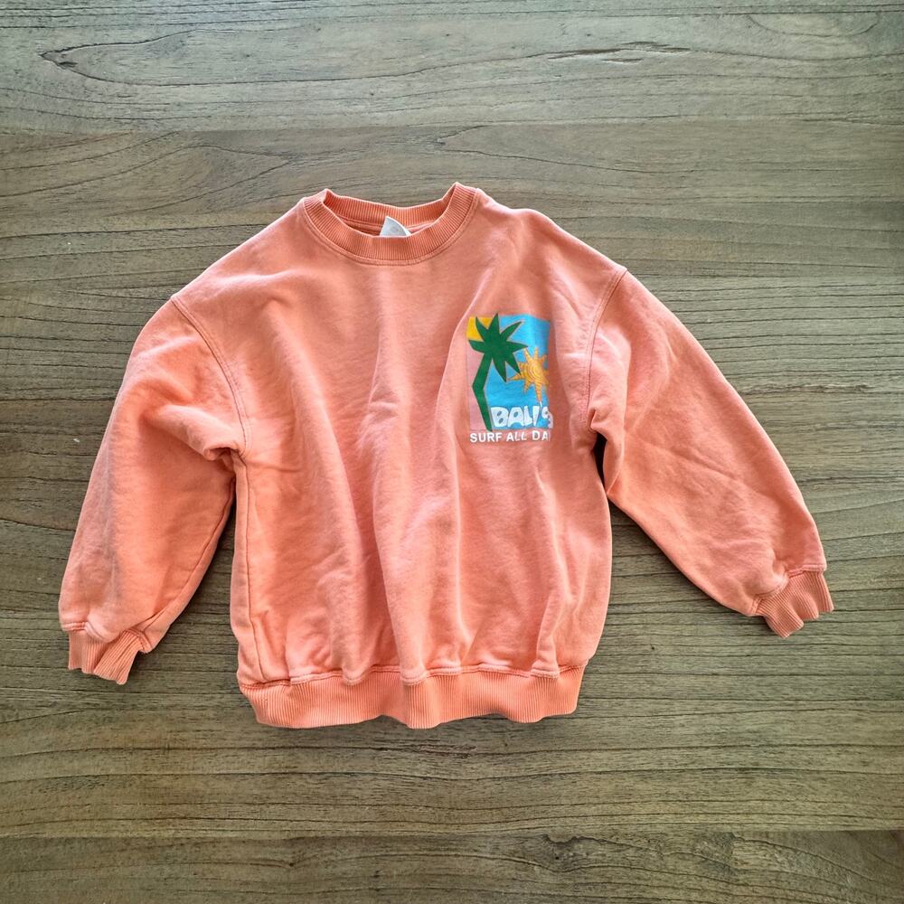 Zara Toddler Boy Crew Neck Sweatshirt - Size 6 years